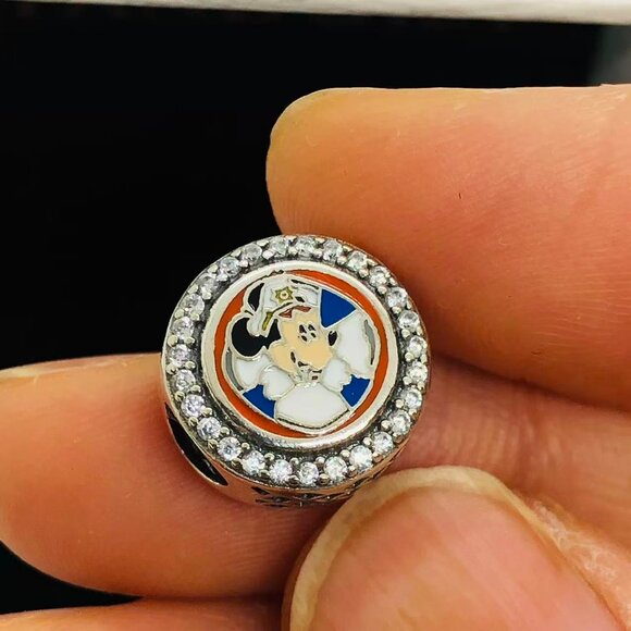 ✨🔥Pandora Captain Mickey & Minnie Charm - Picture 4 of 4